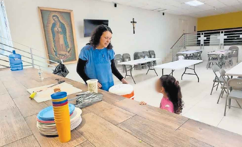 Trabajan San Columbanos a favor de los migrantes