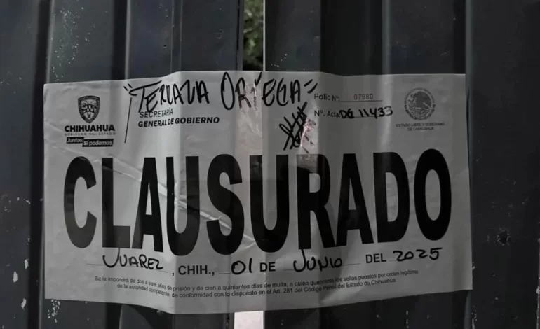 Clausuran 16 establecimientos durante la última semana