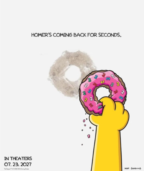 Anuncian secuela de la película de Los Simpson
