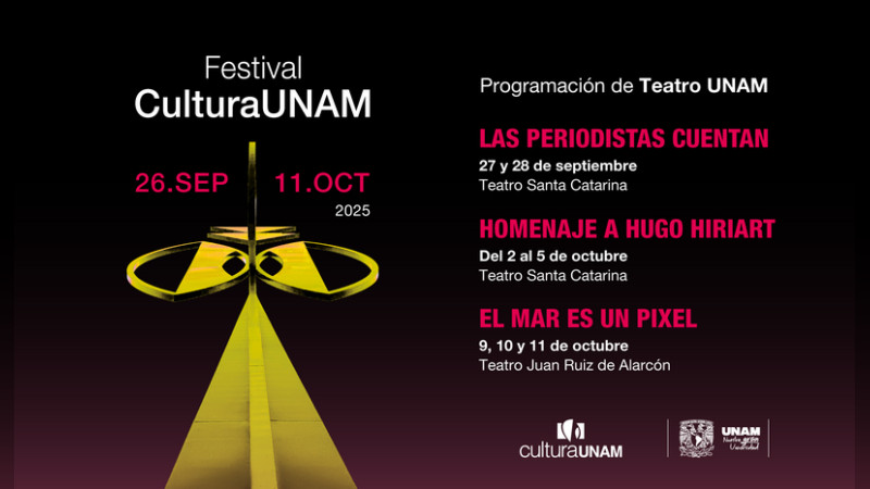 Teatro UNAM se une al Homenaje a Hugo Hiriart y presenta dos obras en Festival Cultura UNAM