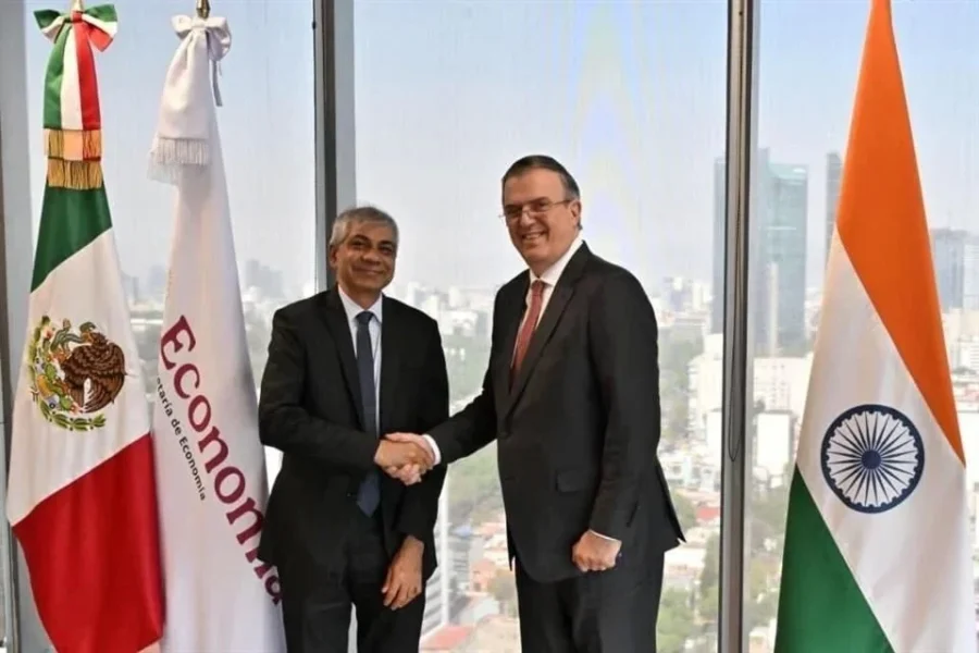 Se reúne Ebrard con Embajador de la India