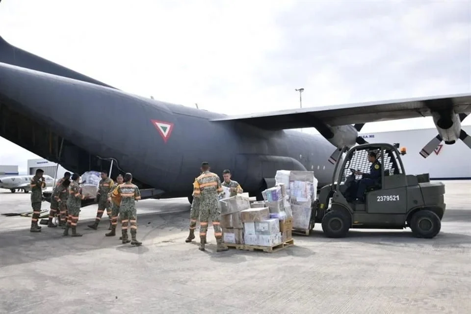 Lleva México 71 toneladas de ayuda a Venezuela tras sismo