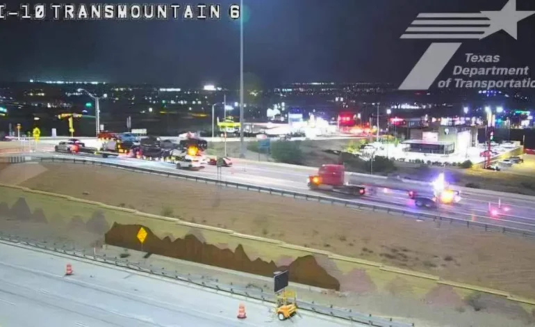 Cerrarán 51 horas la Interestatal 10 en El Paso; anuncian rutas alternas