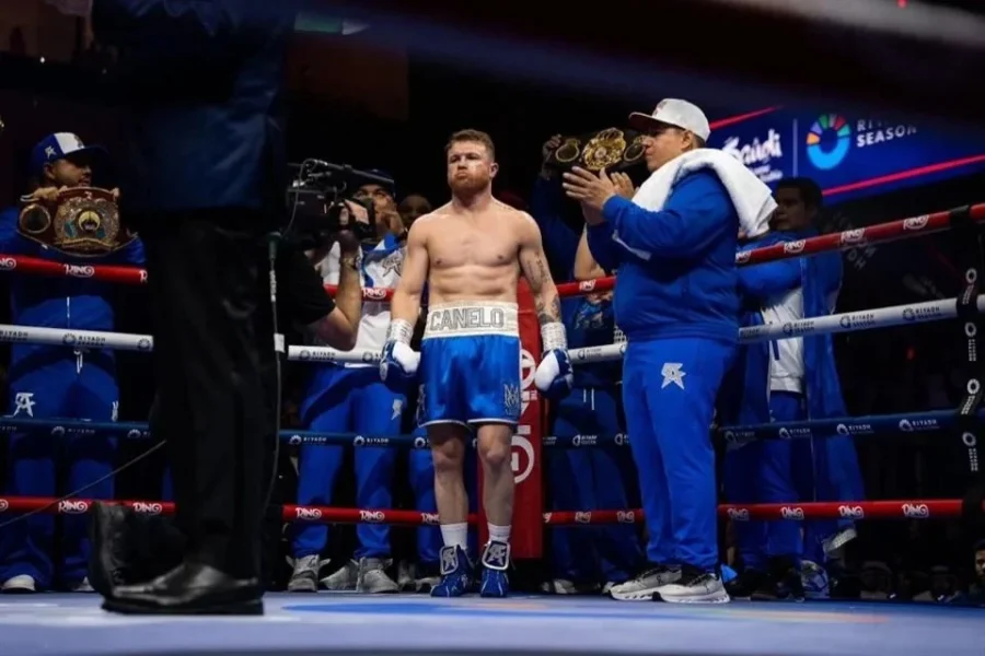 Afina ‘Canelo’ detalles para pelear en el Estadio Banorte