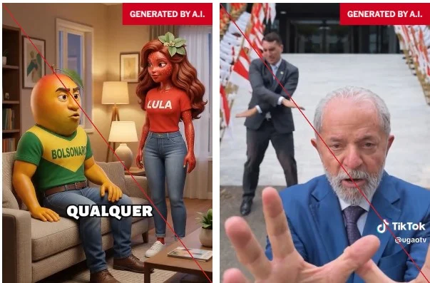Los videos falsos hechos con IA inundan las elecciones en Brasil